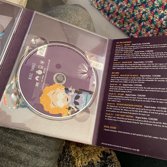 🐄 South Park Season 4 Y2K Trey Parker Matt Stone Comedy Central Three DVDs 🐄 - Picture 5 of 8